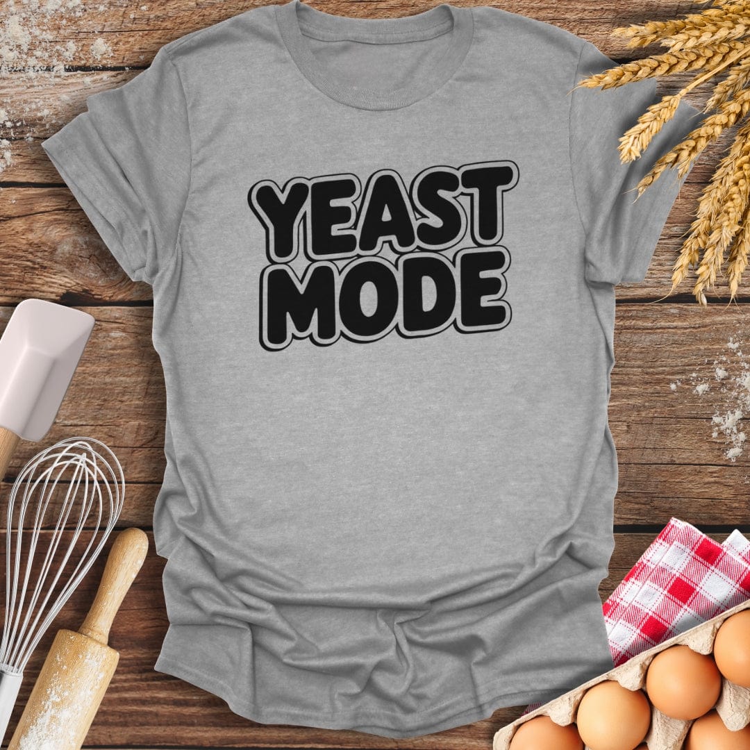 Yeast Mode T-Shirt Sport Grey / S Baking Threads
