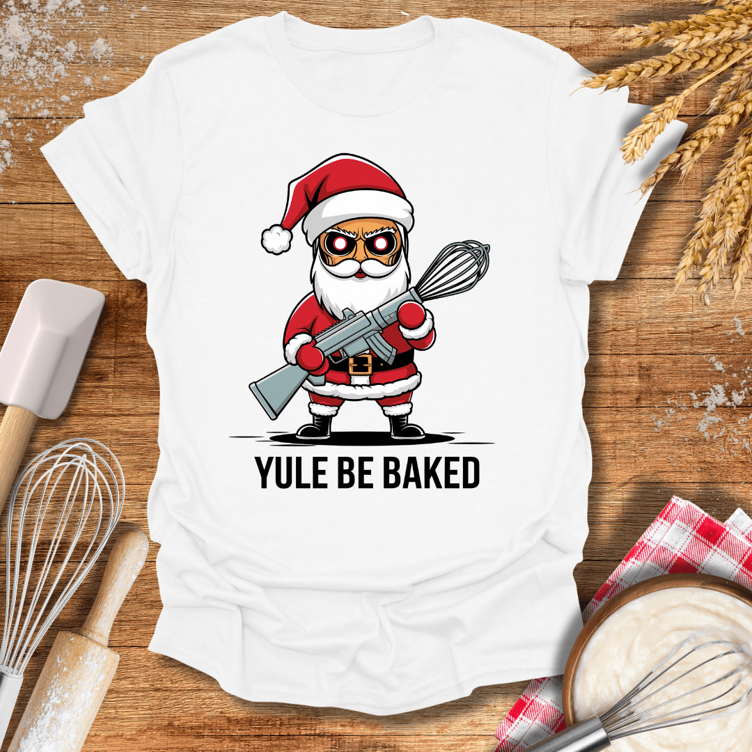 Yule Be Baked T-Shirt White / S Baking Threads