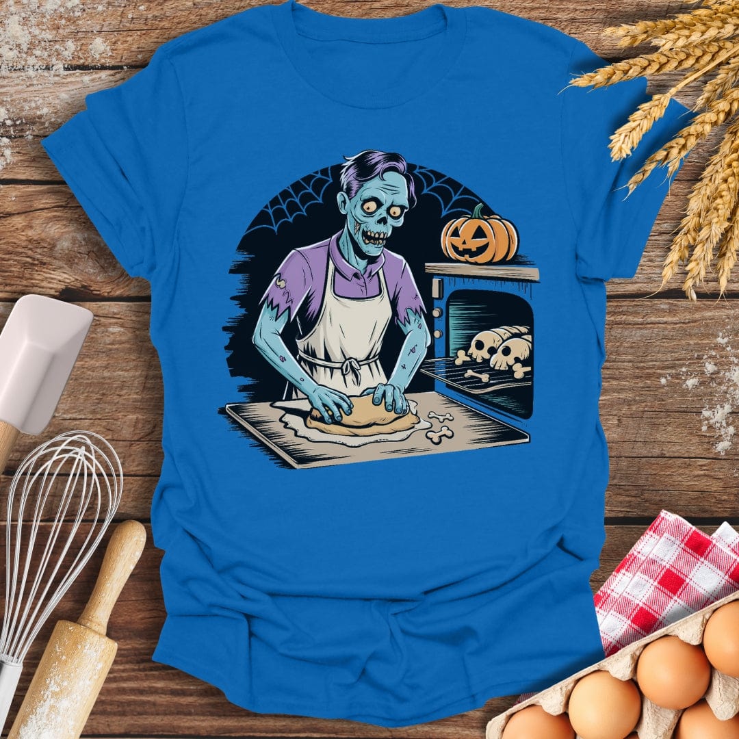 Zombie Baking T-Shirt Royal / S Baking Threads