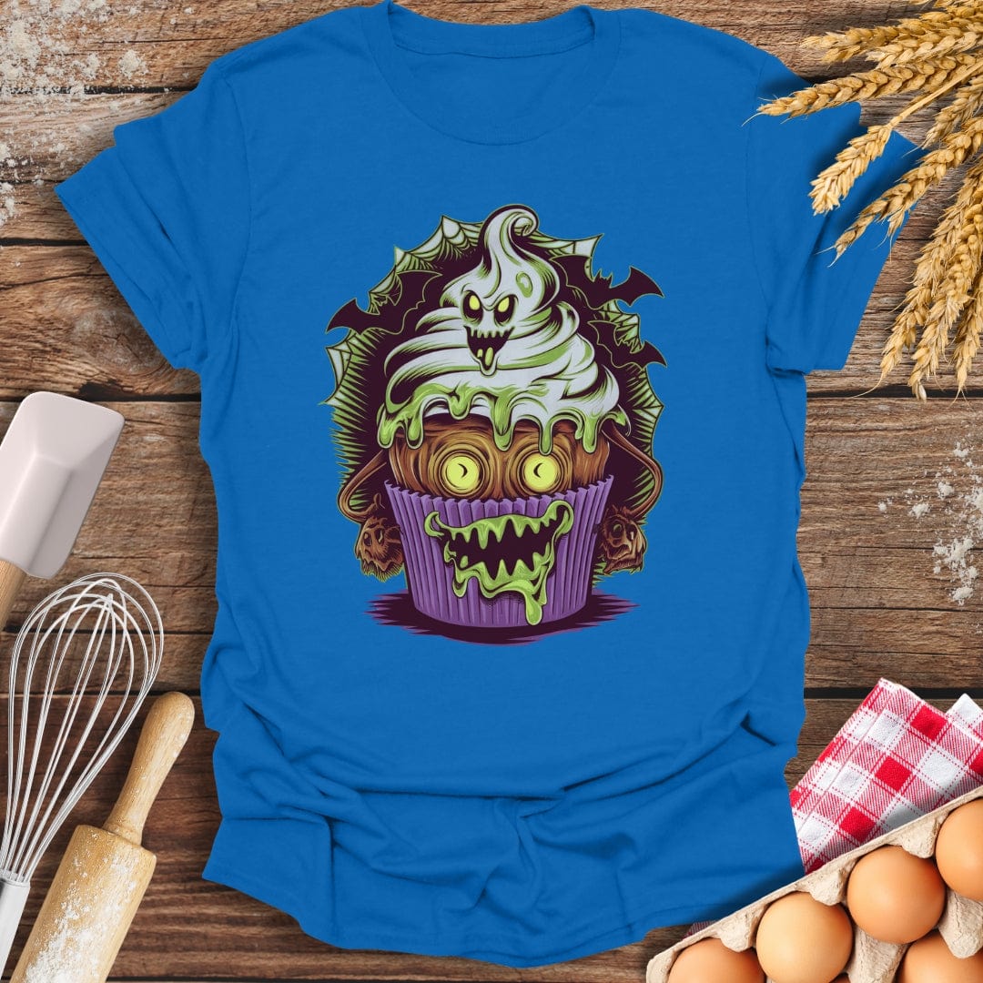 Zombie Cupcake T-Shirt Royal / S Baking Threads