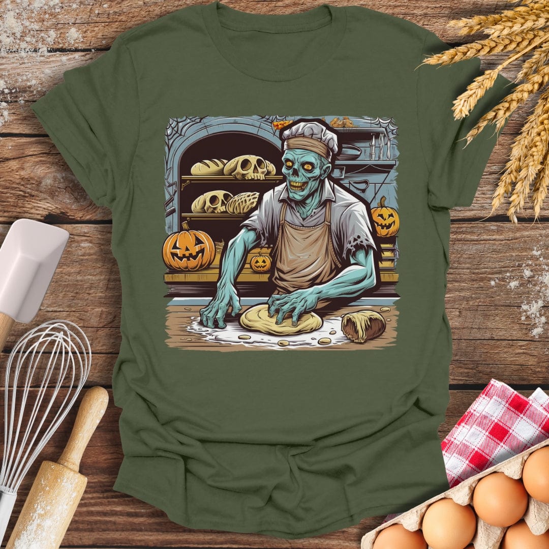 Zombie's Bakery T-Shirt Military Green / S Baking Threads