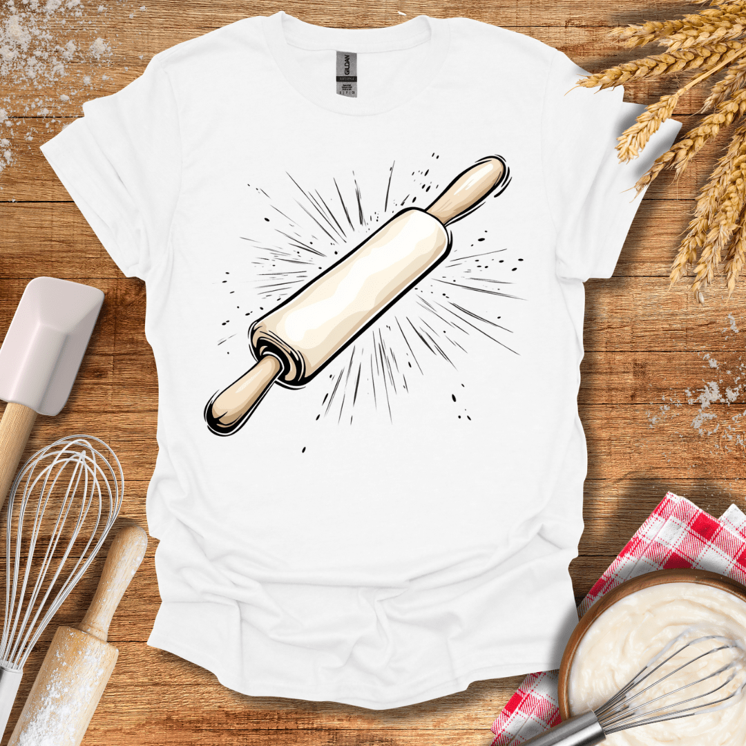 A Rolling Pin T-Shirt White / S Baking Threads