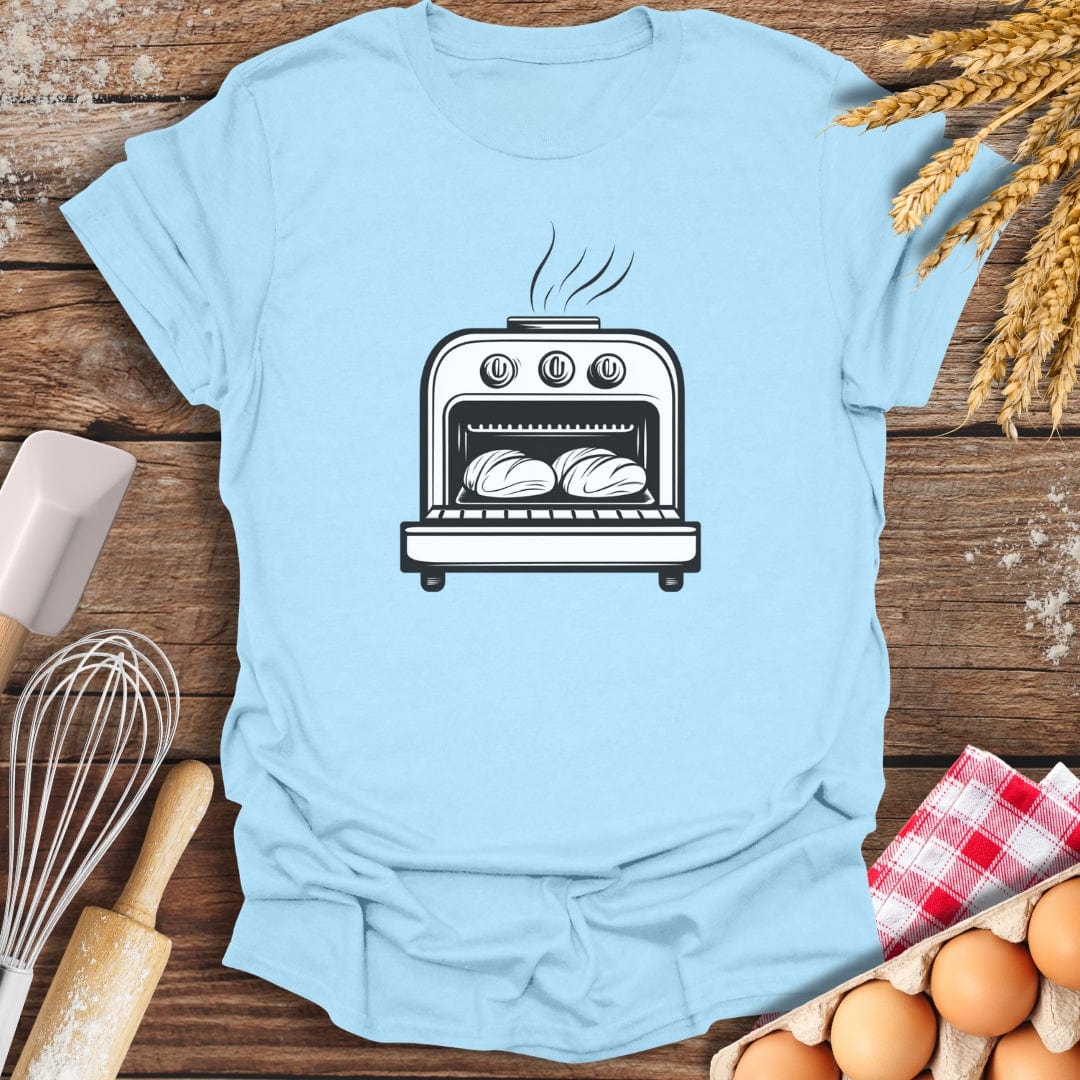 A Simple Oven T-Shirt Light Blue / S Baking Threads