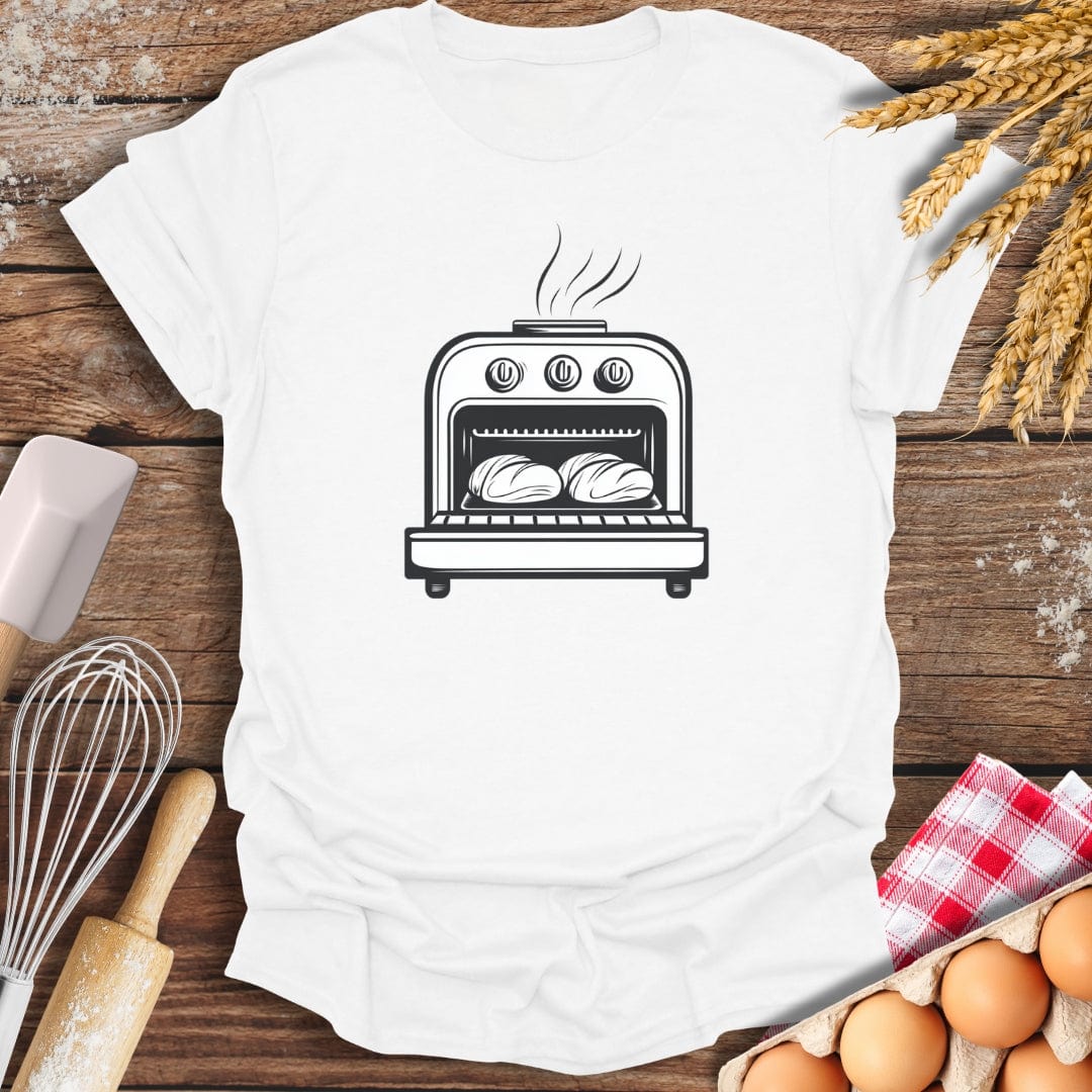 A Simple Oven T-Shirt White / S Baking Threads