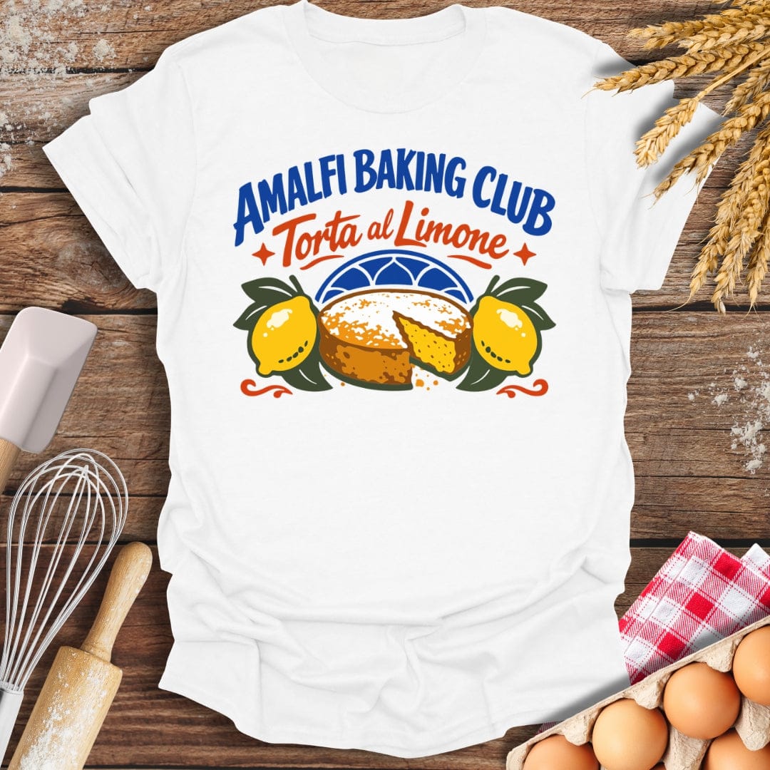 Amalfi Baking Club T-Shirt White / S Baking Threads