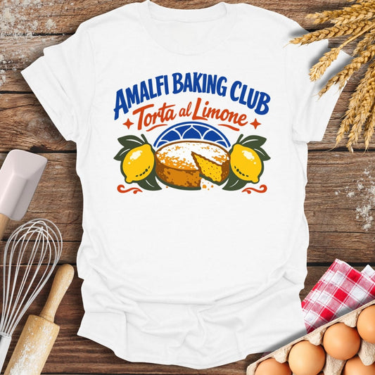 Amalfi Baking Club T-Shirt White / S Baking Threads