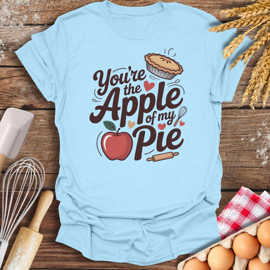 Apple of My Pie T-Shirt Light Blue / S Baking Threads