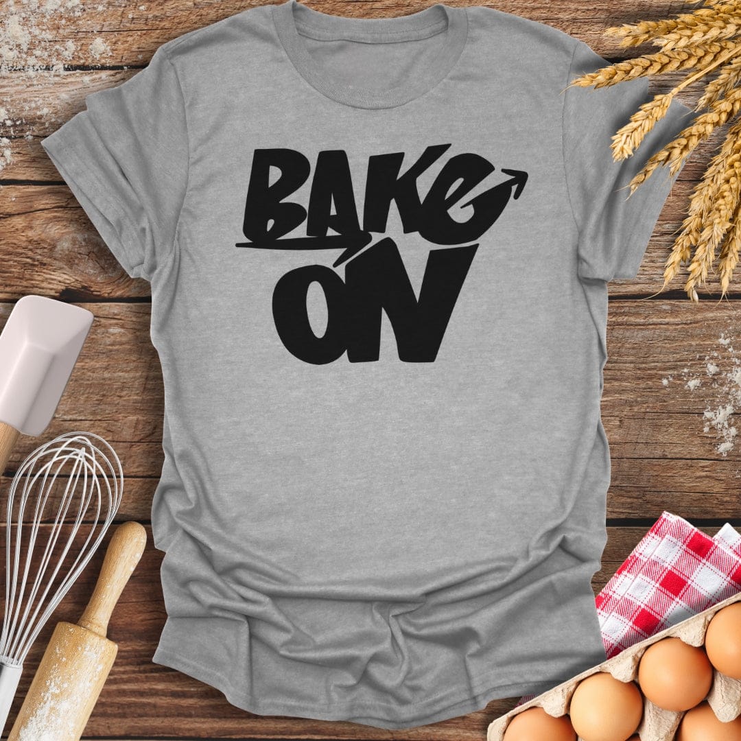 Bake On T-Shirt Sport Grey / S Baking Threads