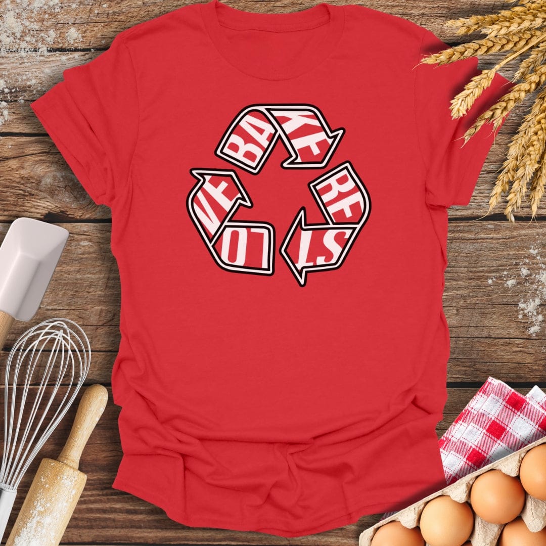 Bake Rest Love T-Shirt Red / S Baking Threads