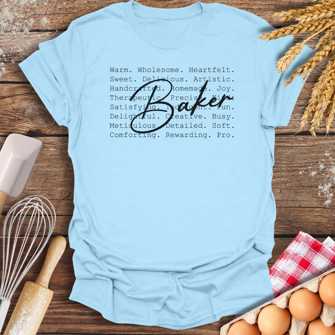 Baker’s Essence T-Shirt Light Blue / S Baking Threads