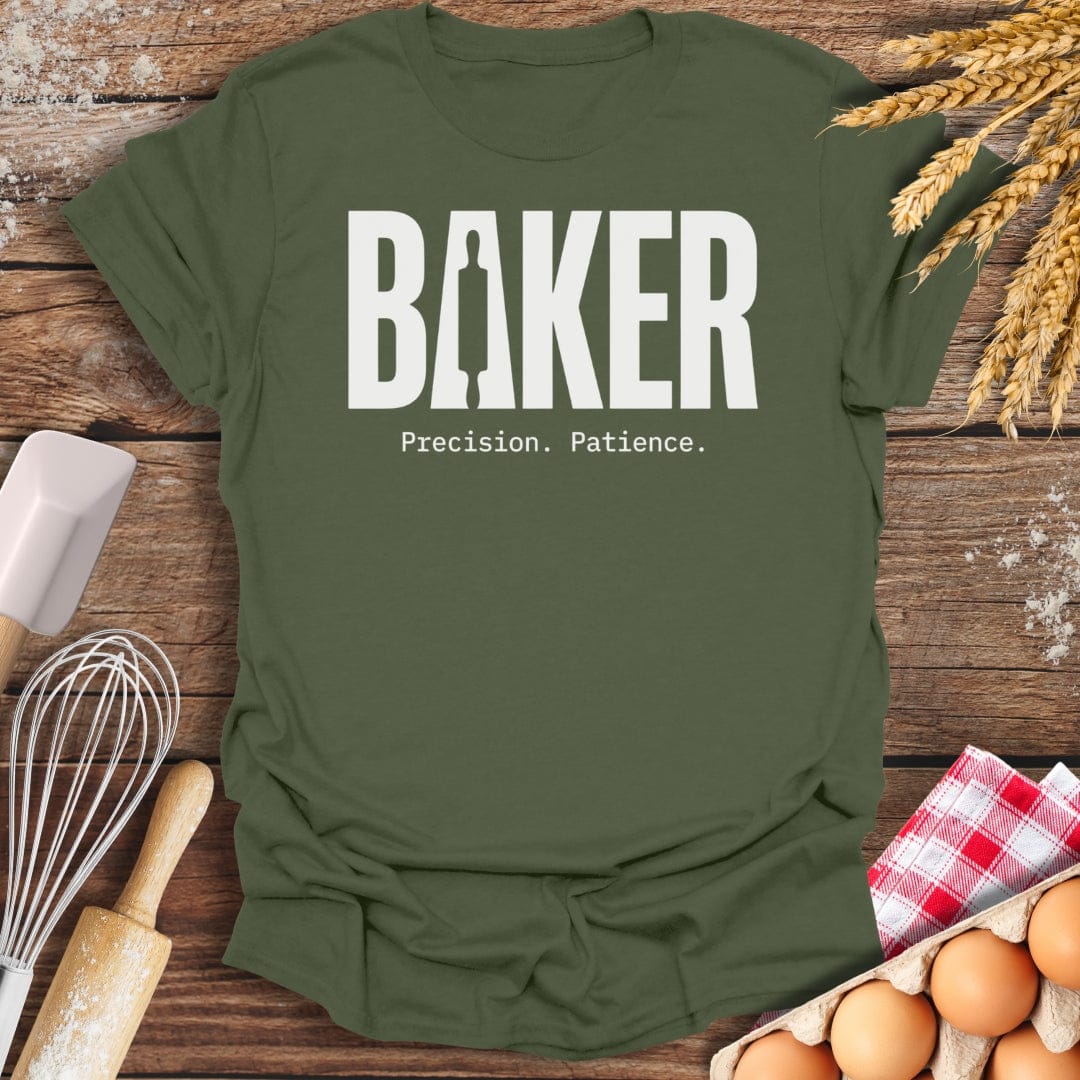Baker T-Shirt Military Green / S Baking Threads
