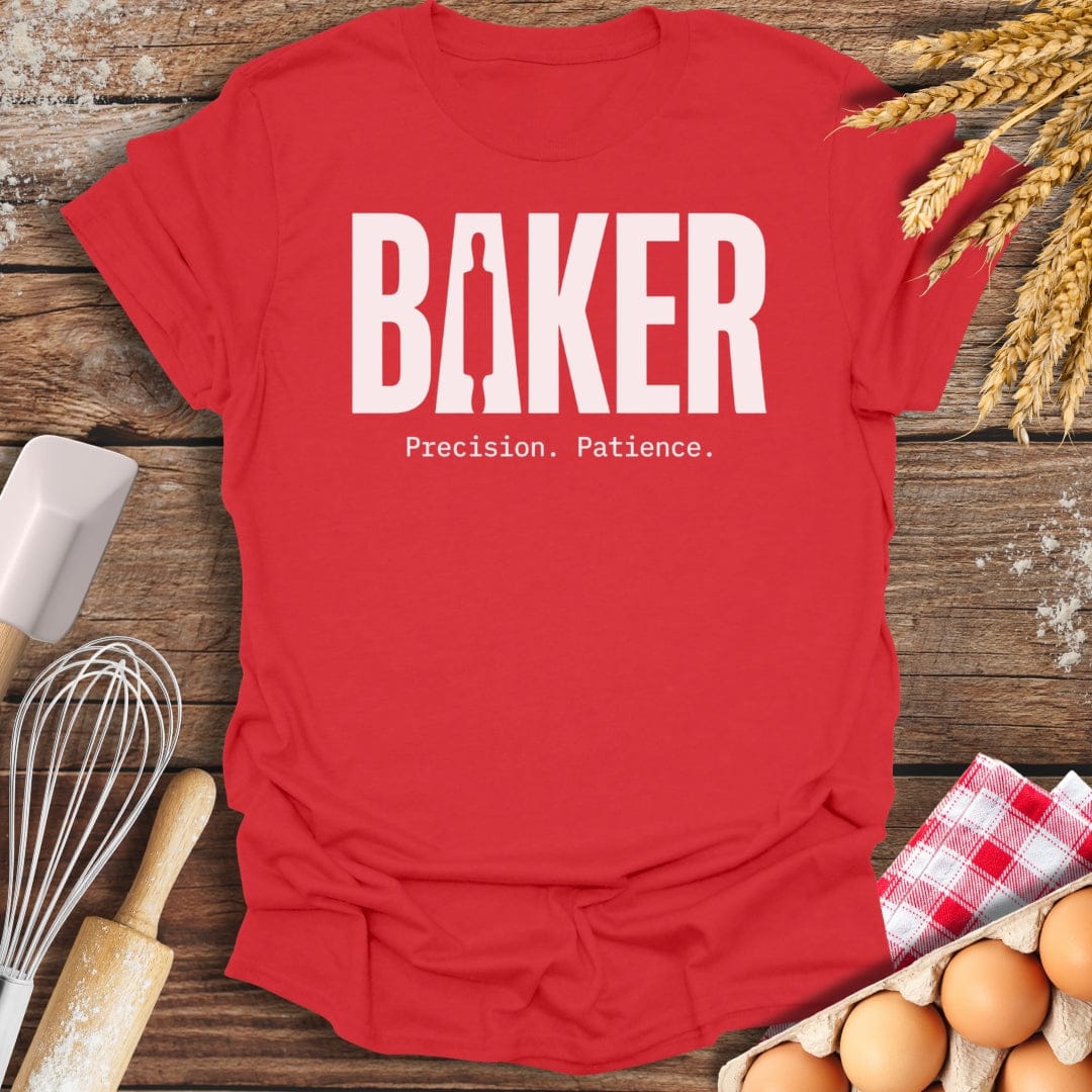 Baker T-Shirt Red / S Baking Threads