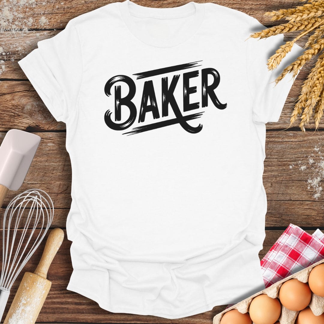 Baker T-Shirt White / S Baking Threads