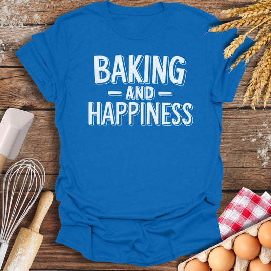 Baking and Happiness T-Shirt Royal / S Baking Threads