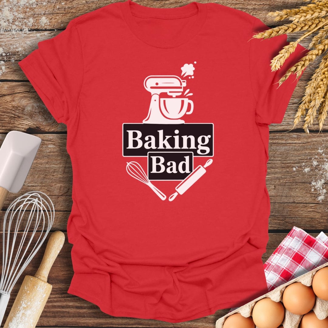 Baking Bad T-Shirt Red / S Baking Threads