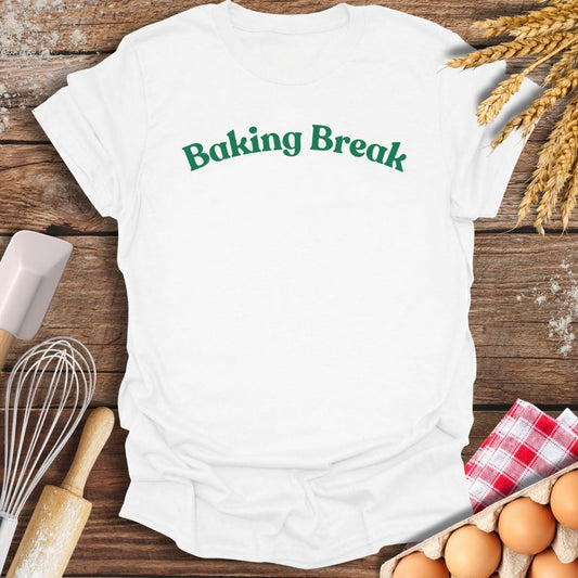 Baking Break T-Shirt White / S Baking Threads
