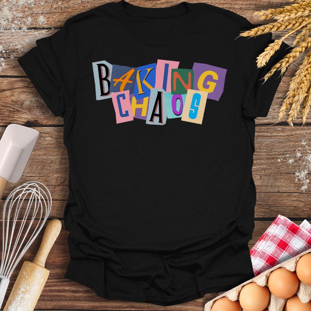 Baking Chaos T-Shirt Black / S Baking Threads