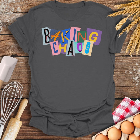 Baking Chaos T-Shirt Charcoal / S Baking Threads