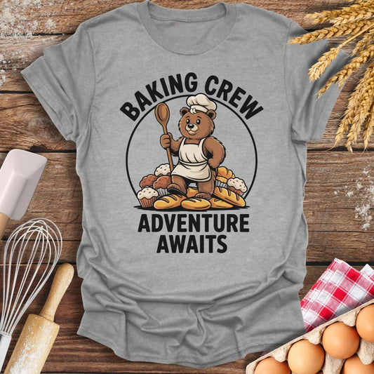 Baking Crew T-Shirt Sport Grey / S Baking Threads