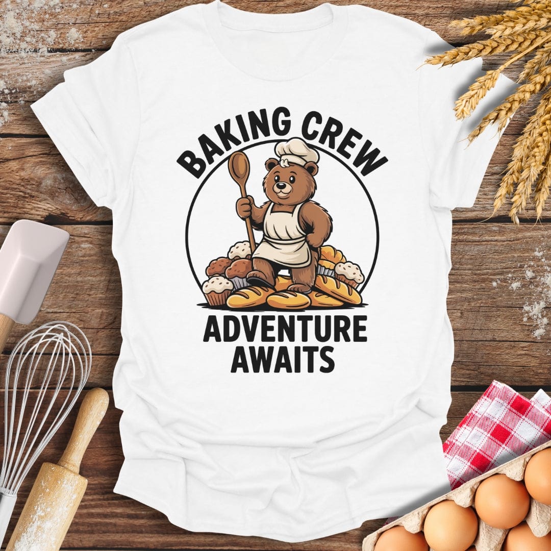 Baking Crew T-Shirt White / S Baking Threads