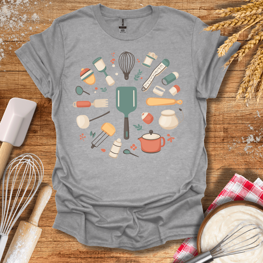 Baking Essentials Collection T-Shirt Sport Grey / S Baking Threads