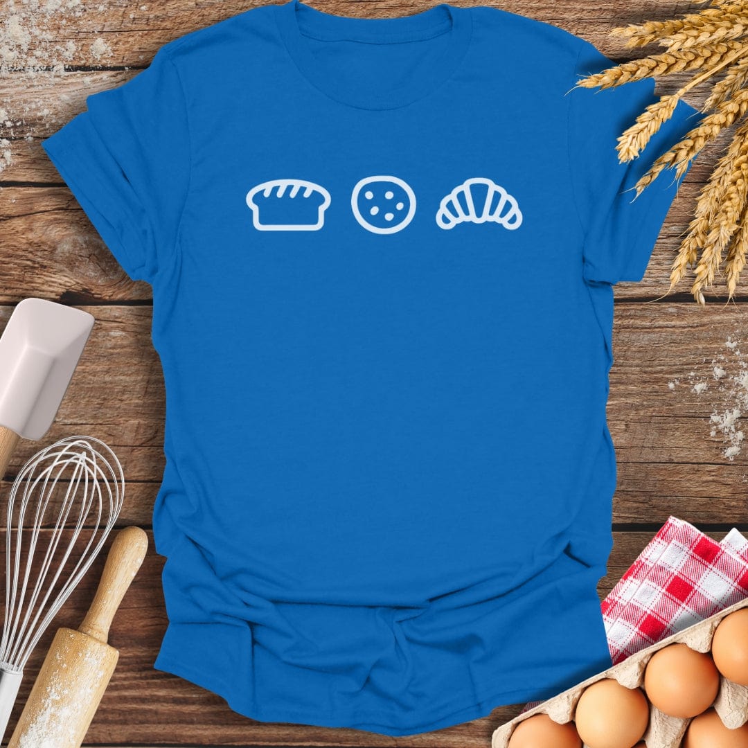 Baking Icons T-Shirt Royal / S Baking Threads