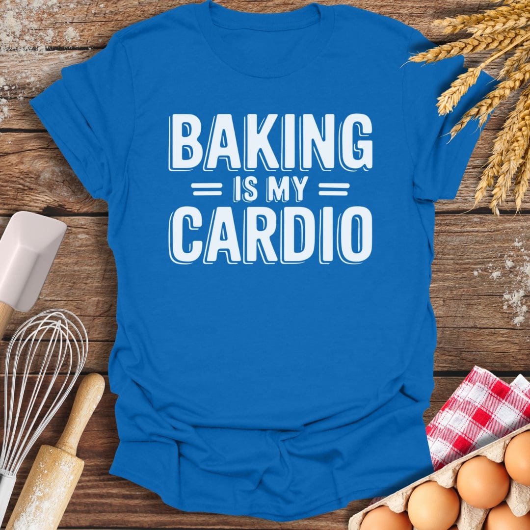 Baking Is My Cardio T-Shirt Royal / S Baking Threads