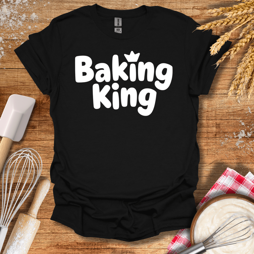 Baking King T-Shirt Black / S Baking Threads