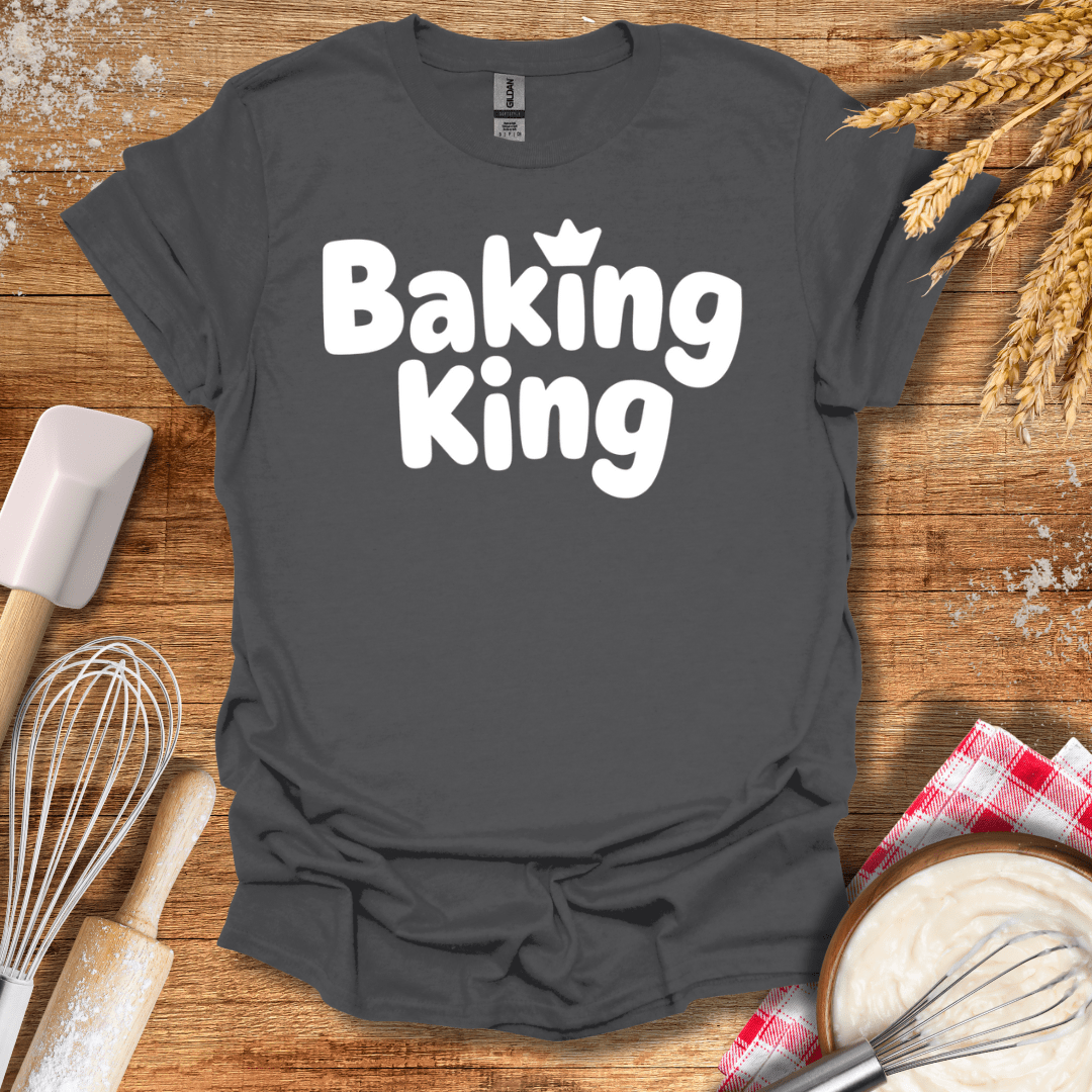 Baking King T-Shirt Charcoal / S Baking Threads