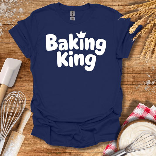 Baking King T-Shirt Navy / S Baking Threads