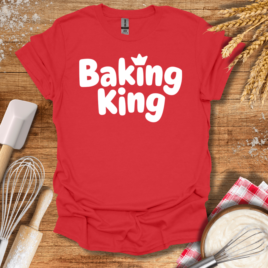 Baking King T-Shirt Red / S Baking Threads