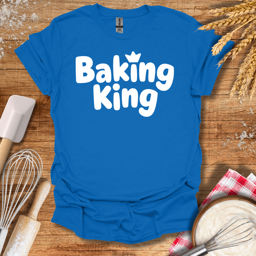 Baking King T-Shirt Royal / S Baking Threads