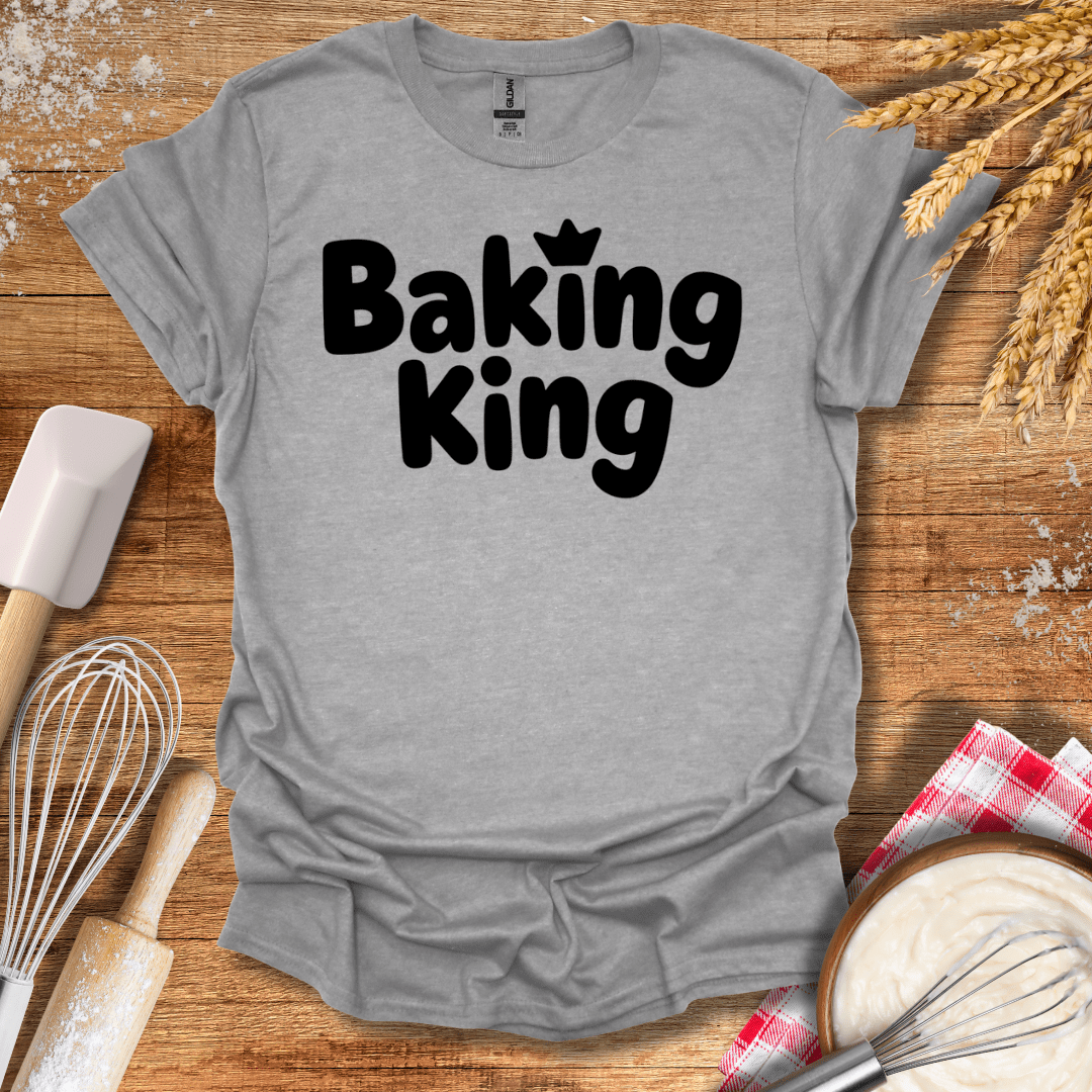 Baking King T-Shirt Sport Grey / S Baking Threads