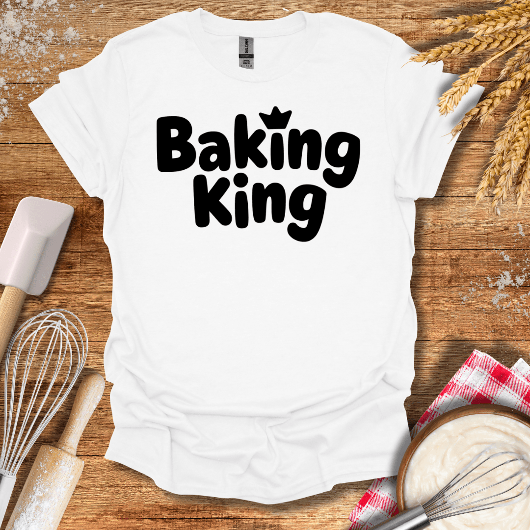 Baking King T-Shirt White / S Baking Threads