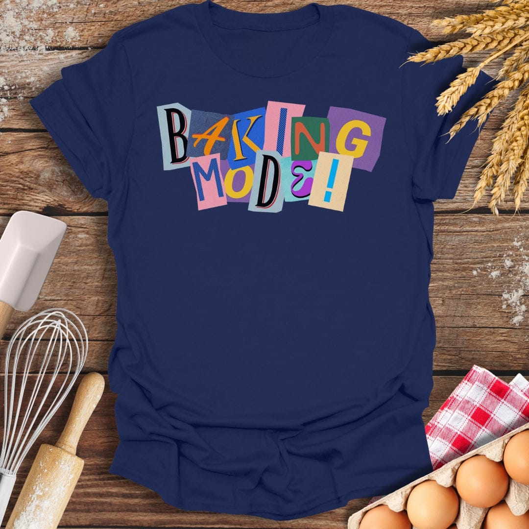 Baking Mode! T-Shirt Navy / S Baking Threads