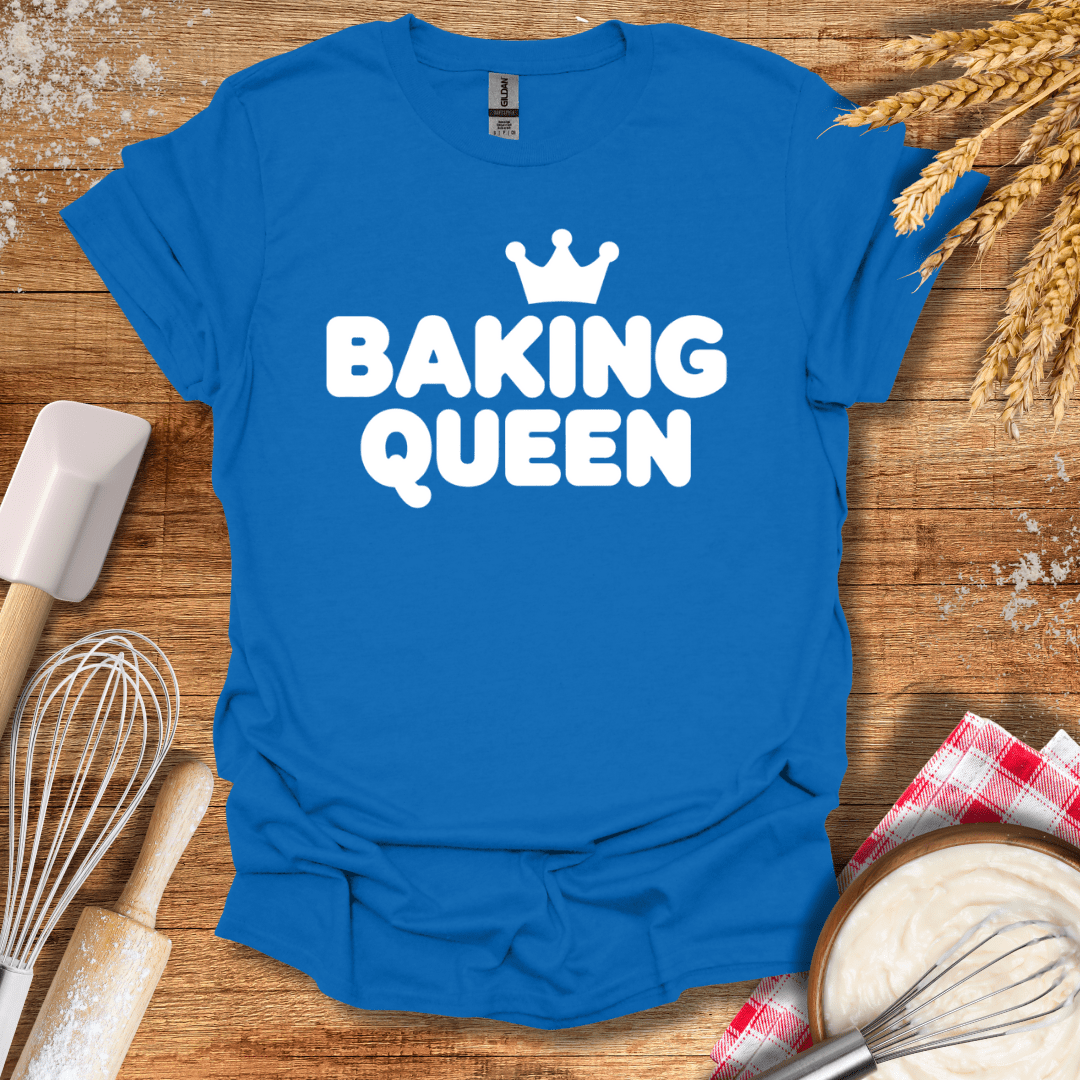 Baking Queen T-Shirt Royal / S Baking Threads