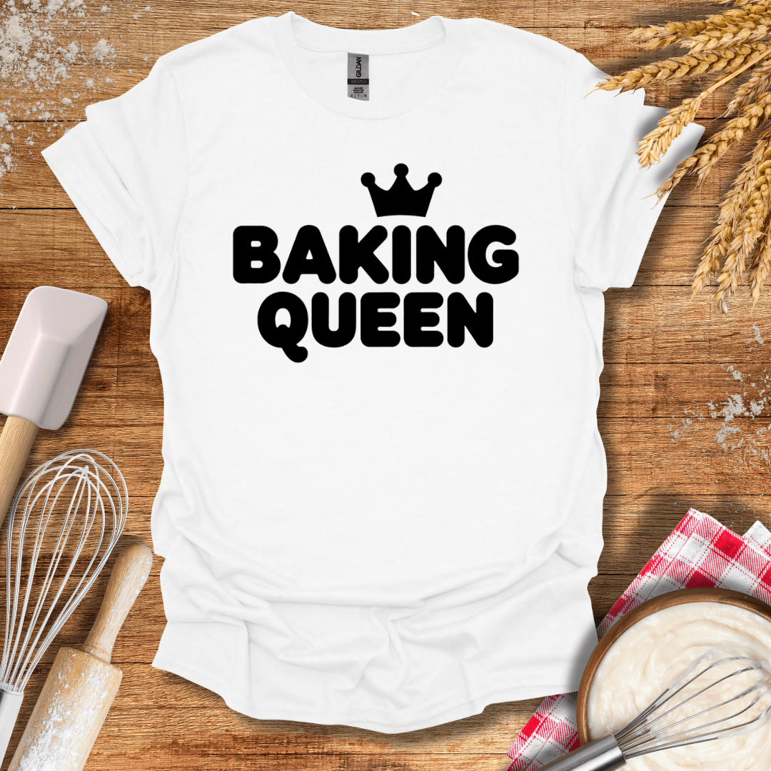 Baking Queen T-Shirt White / S Baking Threads