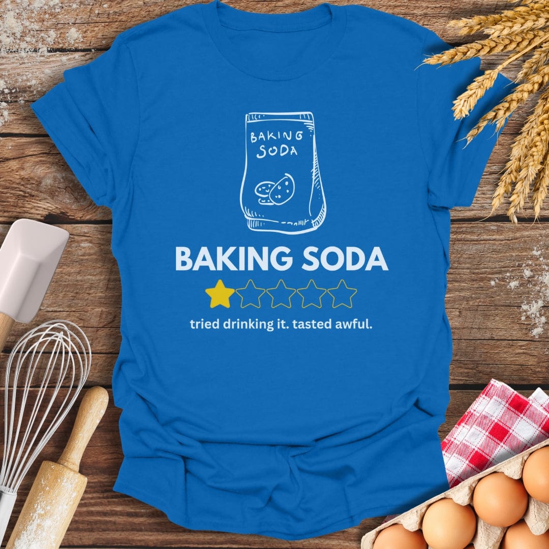 Baking Soda: 1 Star Review T-Shirt Royal / S Baking Threads