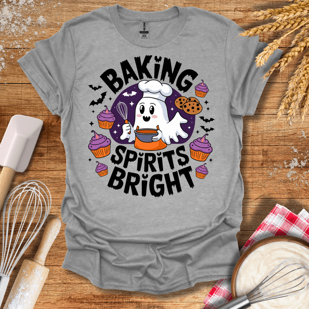 Baking Spirits Bright T-Shirt Sport Grey / S Baking Threads