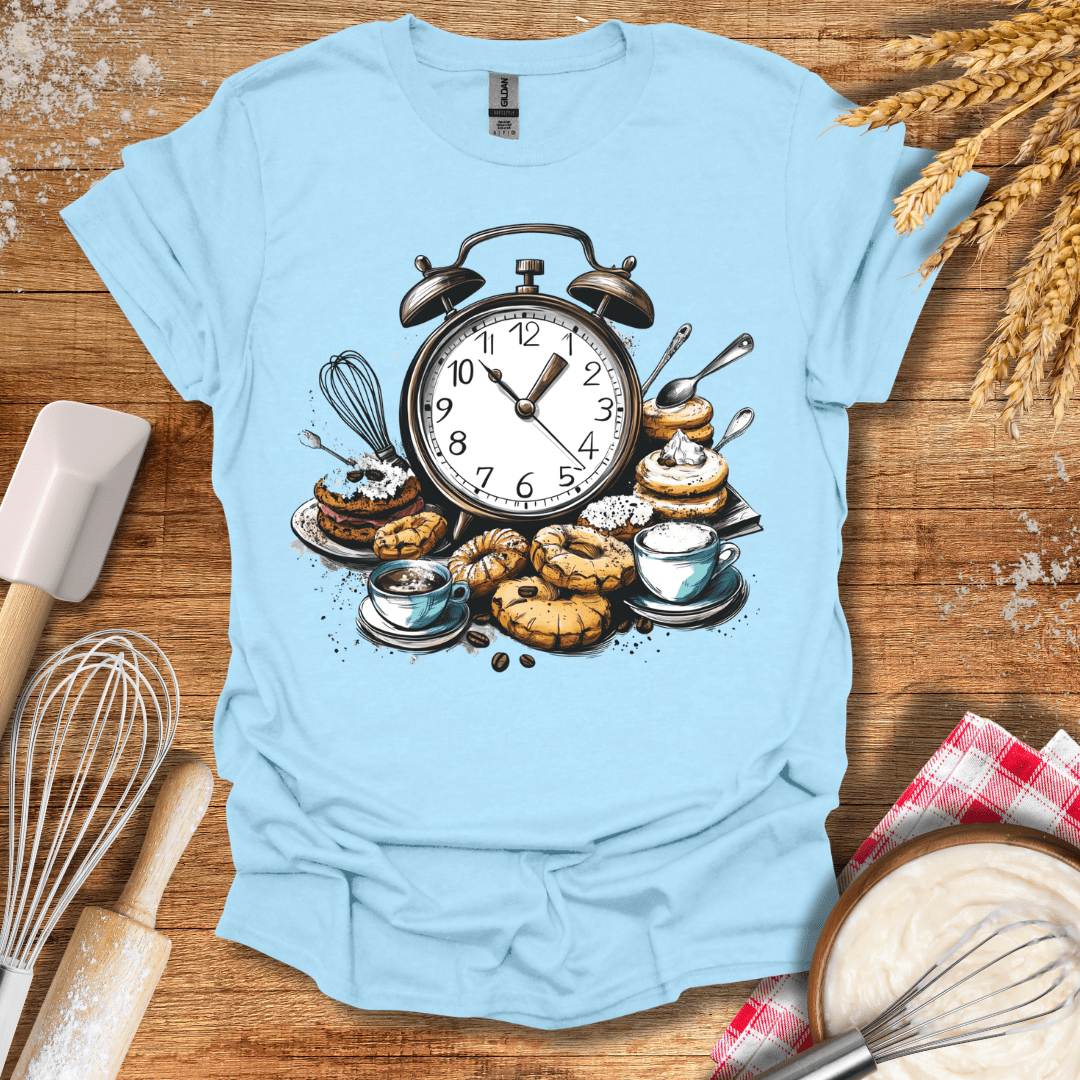 Baking Time T-Shirt Light Blue / S Baking Threads