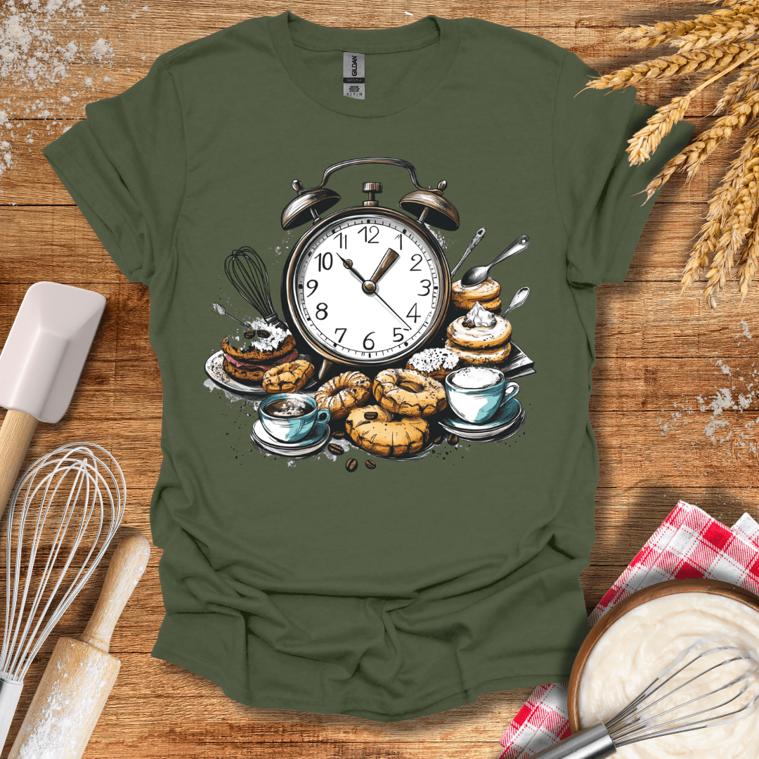 Baking Time T-Shirt Military Green / S Baking Threads