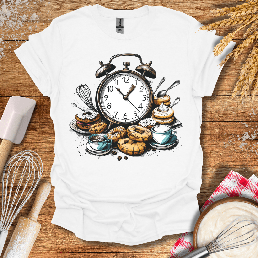 Baking Time T-Shirt White / S Baking Threads