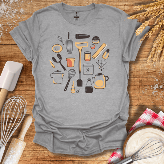 Baking Tools Collection T-Shirt Sport Grey / S Baking Threads