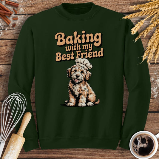 Baking With My Best Friend Sweatshirt Baking Threads