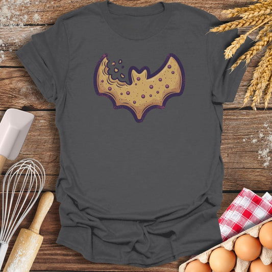 Bat Cookie T-Shirt Charcoal / S Baking Threads