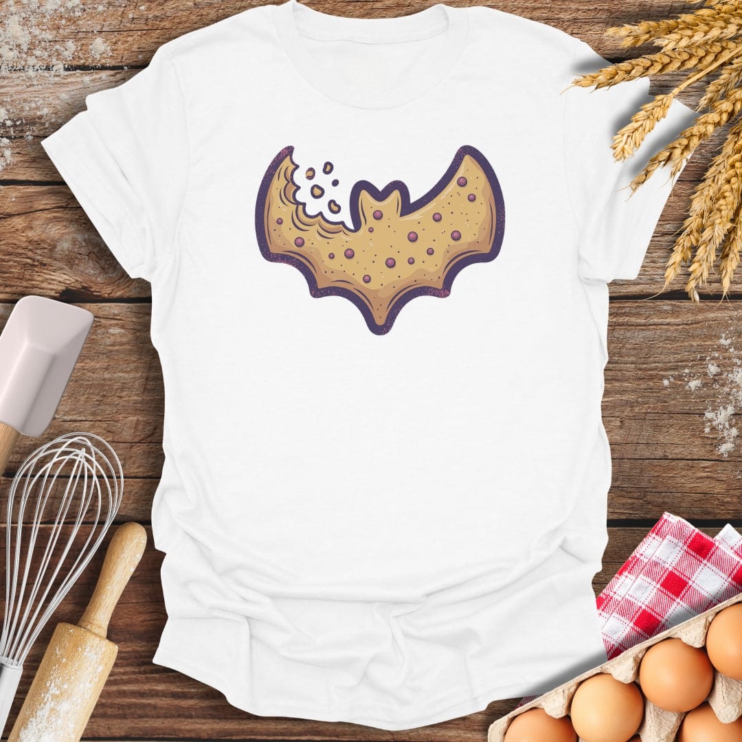 Bat Cookie T-Shirt White / S Baking Threads