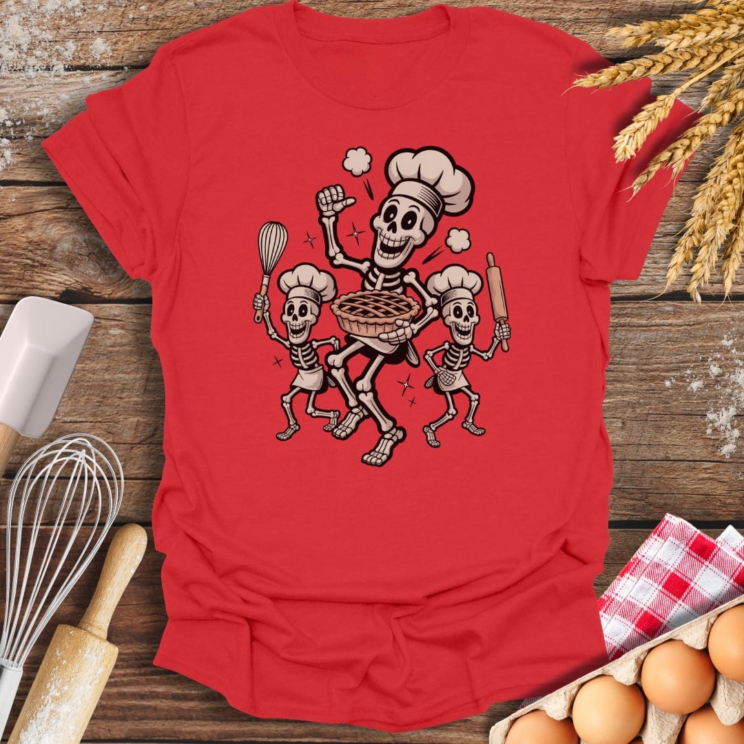 Bone Appétit Bakers T-Shirt Red / S Baking Threads