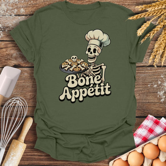 Bone Appetit T-Shirt Military Green / S Baking Threads