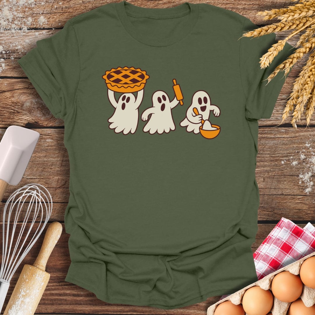 Boo-berry Pie Party T-Shirt Military Green / S Baking Threads