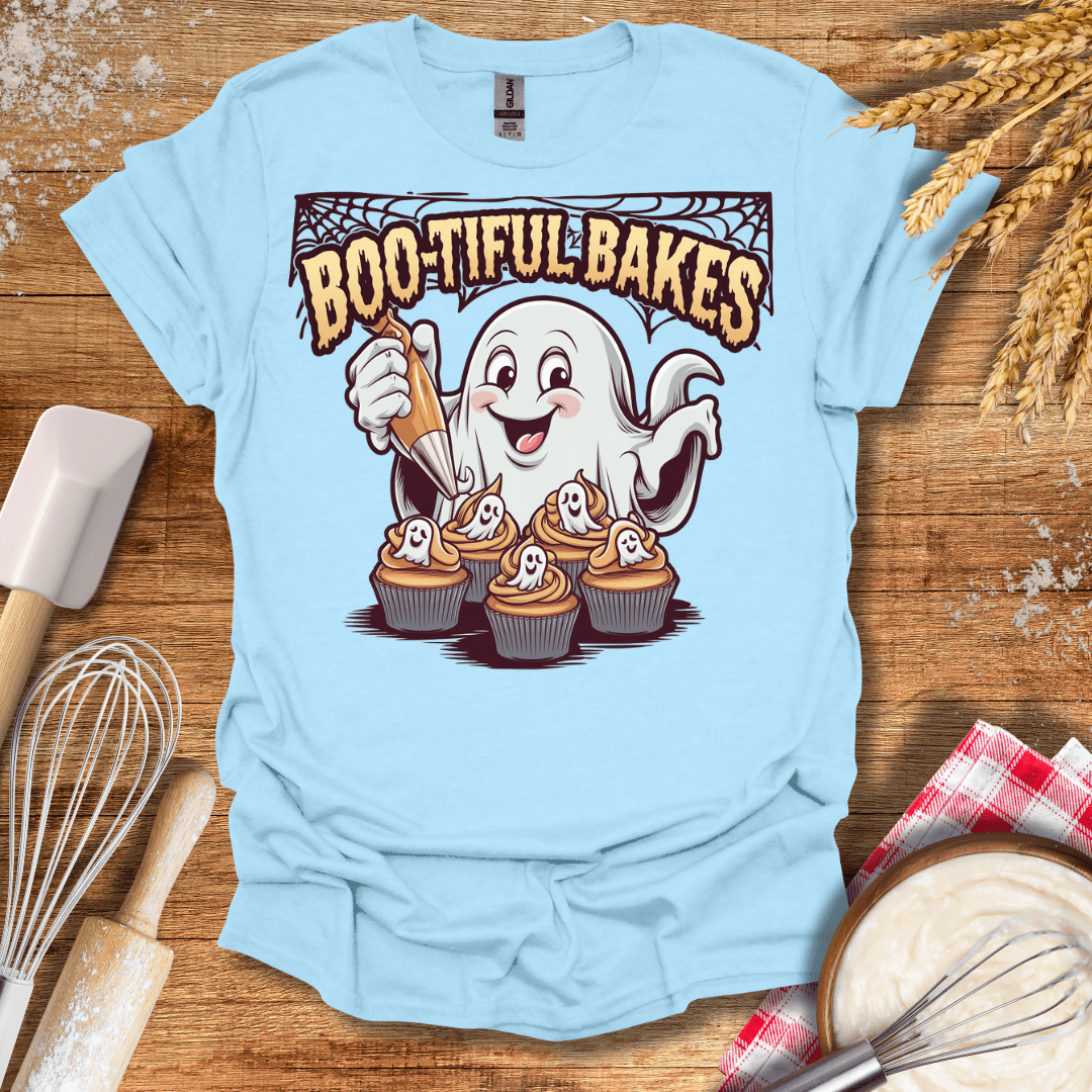 Boo-tiful Bakes T-Shirt Light Blue / S Baking Threads